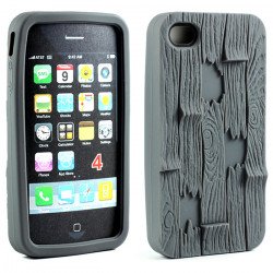 iPhone 4 4S 3D Plank Case (Gray)